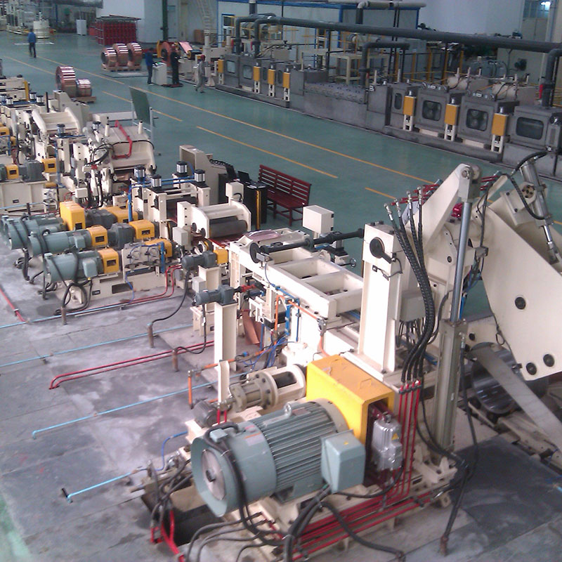 拉彎矯直線 Tension leveler